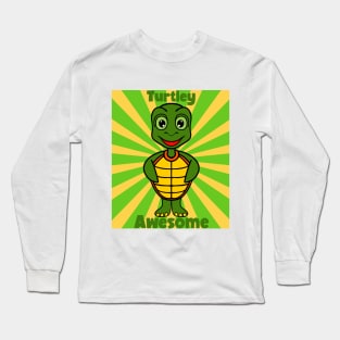 AWESOME  Funny Turtle Long Sleeve T-Shirt